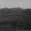 Beinn Nuis and Beinn Tarsuinn, Isle of Arran.  Oblique aerial photograph taken facing north-west.  This image has been produced from a print.