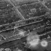 West Princes Street Gardens and Frederick Street, Edinburgh.  Oblique aerial photograph taken facing north.  This image has been produced from a print.