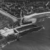 North Berwick Harbour.  Oblique aerial photograph taken facing south.  This image has been produced from a marked print.