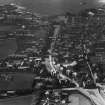 Dunbar, general view, showing High Street and Castle Street.  Oblique aerial photograph taken facing north.  This image has been produced from a print.
