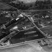 Drybrough's Brewery and Maclachlan's Castle Ales Brewery, Duddingston Road West, Edinburgh.  Oblique aerial photograph taken facing north.  This image has been produced from a print.