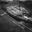 John G Stein and Co. Ltd. Castlecary Brickworks.  Oblique aerial photograph taken facing east.  This image has been produced from a print.
