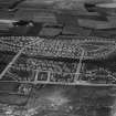 Ashfield Housing Estate, Glasgow.  Oblique aerial photograph taken facing north.  This image has been produced from a damaged print.