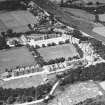 Cameron Barracks, Perth Road, Inverness.  Oblique aerial photograph taken facing west.  This image has been produced from a print.