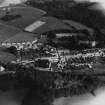 Creetown, general view, showing St Josephs Roman Catholic Church, Hill Street and St John Street.  Oblique aerial photograph taken facing east.  This image has been produced from a print.