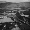 Little Dunkeld and Dunkeld, general view.  Oblique aerial photograph taken facing north.  This image has been produced from a print.