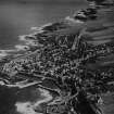 Macduff, general view, showing Macduff Harbour and Buchan Street.  Oblique aerial photograph taken facing east.  This image has been produced from a print.