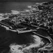 Macduff, general view, showing Macduff Harbour and Low Shore.  Oblique aerial photograph taken facing east.  This image has been produced from a print.