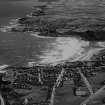 Banff and Macduff, general view.  Oblique aerial photograph taken facing east.  This image has been produced from a print.