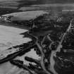 Banff, general view, showing Harbour Place and Castle Street.  Oblique aerial photograph taken facing south.  This image has been produced from a print.