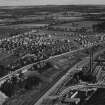 Dundee, general view, showing Stannergate Power Station and Greendykes Road.  Oblique aerial photograph taken facing east.  This image has been produced from a print.