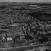Dundee, general view, showing Dundee Gas Works and Baxter Park.  Oblique aerial photograph taken facing north.  This image has been produced from a print.