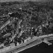 Montrose, general view, showing Wharf Street and Castle Street.  Oblique aerial photograph taken facing north-east.  This image has been produced from a print.