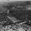 Glasgow, general view, showing George the Fifth Bridge and Glasgow Green.  Oblique aerial photograph taken facing south-east.  This image has been produced from a print.