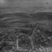Airdrie, general view, showing High Street and Commonside Street.  Oblique aerial photograph taken facing north.  This image has been produced from a print.