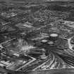Glasgow, general view, showing Tradeston Gas Works, Kilbirnie Street and Victoria Road.  Oblique aerial photograph taken facing south.  This image has been produced from a print. 