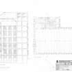 Spinning Mill: fourth floor plan and section Y-Y1