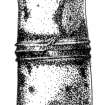 Pewter urethral syringe, larger than HXD 235 but lacking plunger head and nozzle (HXD 236). (Peter Martin)