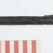 Copper-alloy wine-thief or pipette after conservation (HXD 164). Restored length 377mm.	