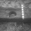 Probable scupper-hole in the long wale lying under the keel. Scale 1 foot.