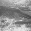 Oak lodging-knee detached from the collapsed upper structure, lying beneath the aftermost surviving end of the keel (upper left) and the long wale (right). Scale 1 foot.