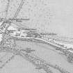 Extract from the 1st edition of the OS 6-inch map (Edinburghshire 1854, Sheet 3) covering the shore area from the Eastfield to Fisherrow Harbour, Musselburgh