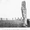 Photographic copy of Plate VII- The ring of Brodgar.