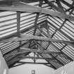 Interior. Roof structure. Detail.