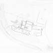 400 dpi scan of DC44388 RCAHMS plan of farmstead