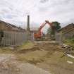 Steading, view from N during demolition