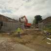 Steading, view from N during demolition