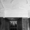 Interior. 4th. floor, School room, detail of plaster frieze