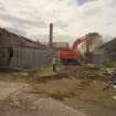 Steading, view from N during demolition