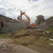 Steading, view from N during demolition