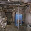 Interior. View of basement boiler room