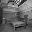 Glasgow, 6 Rowan Road, Craigie Hall, interior.
View of billiard room from South-East.