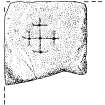 Measured drawing of cross-slab from Crosskirk, Eshaness.