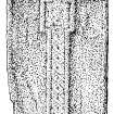 Measured drawing of the cross-slab from Holm.