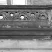 Detail of balcony to east of south front