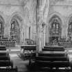 Stereoview of the interior of Roslin Chapel.