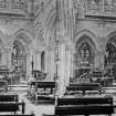 Stereoview of the interior of Roslin Chapel.