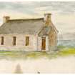 Sketch of unidentified house