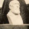 Sculptured bust of John Nicolson (face on)