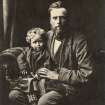 Scanned image of photograph of John Nicolson and eldest son