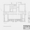 Fochabers, Milne's School: Ground floor plan