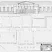 Inverness, Dr Bell's Academy: Principal elevation and Ground floor plan