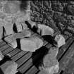 Architectural fragments laid out