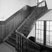 Interior. View of halls staircase