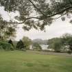 View in gardens along drive to house