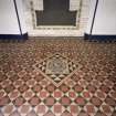 Interior. Entrance Hall. Detail of tiled floor